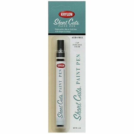 Krylon Short Cuts 1/3 Fl Oz Black Gloss Paint Pen SCP-914